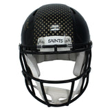 Rashid Shaheed Autographed "GEAUX SAINTS!" Saints Alt. Authentic Helmet Beckett