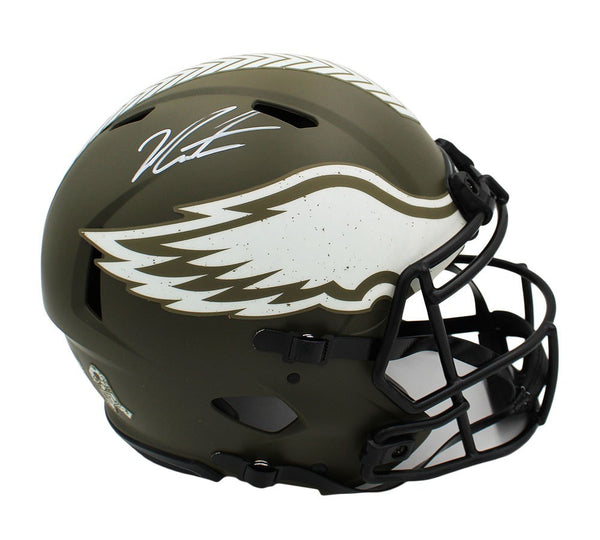 Jalen Carter Signed Philadelphia Speed Authentic Salute to Service NFL Helmet