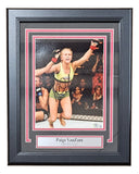 Paige VanZant Signed Framed 8x10 UFC Photo BAS