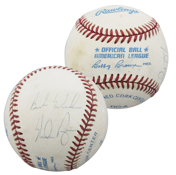 Rangers Nolan Ryan "Best Wishes" Authentic Signed OAL Baseball BAS #BU64228