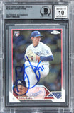 Yankees Gavin Stone Signed 2023 Topps CU #USC201 Card Auto 10! BAS Slabbed