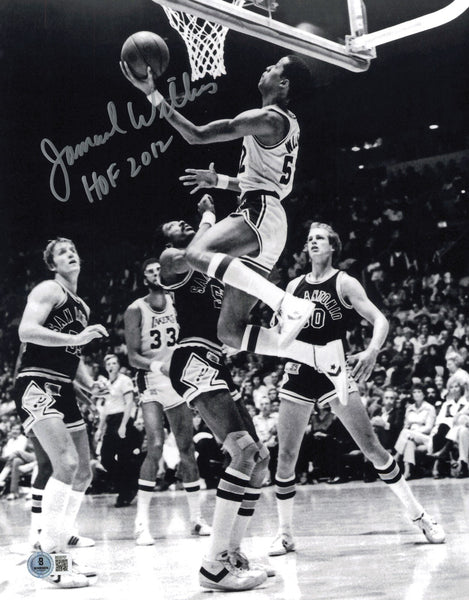 Jamaal Wilkes Autographed 11x14 Photo Lakers "HOF 2012" Beckett QR #SB30707