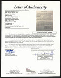 Fritz Crisler HOF Michigan Head Coach Signed/Auto Contract PSA BA198991
