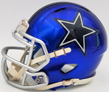 Herschel Walker Signed Dallas Cowboys Flash Blue Speed Mini Helmet Beckett