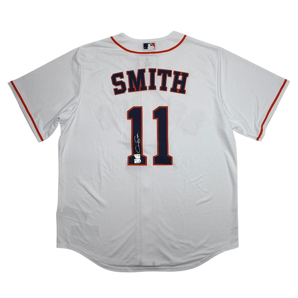 Autographed/Signed Cam Smith Astros Authentic Jersey Fanatics & MLB COA
