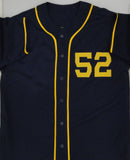 Brewers Pitcher ERIC LAUER Signed Custom Replica Blue Jersey AUTO - JSA