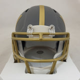 MIKE SAINRISTIL SIGNED WASHINGTON COMMANDERS SLATE SPEED MINI HELMET JSA