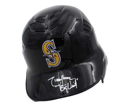 Randy Johnson Signed Seattle Mariners Rawlings Mach Pro MLB Helmet w "Big Unit"