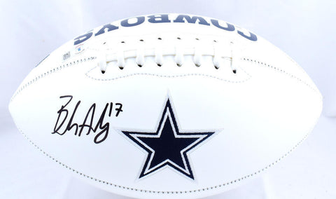 Brandon Aubrey Autographed Dallas Cowboys Logo Football-Beckett W Hologram