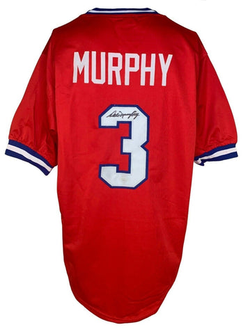 Dale Murphy Signed Atlanta Braves Throwback Jersey (PSA) 2xNL MVP (1982, 1983)