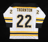 Shawn Thornton Signed Boston Bruin Jersey (JSA COA) 2xStanley Cup Champ / Winger