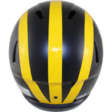 Ty Law Autographed/Signed Michigan Wolverines F/S Helmet Beckett Witness 54062