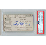 Deion Sanders Autographed Atlanta Braves 92 NLCS Gm 5 Ticket PSA Slab 51737