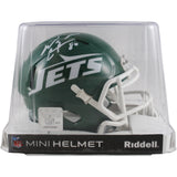 Wayne Chrebet Autographed New York Jets TB Mini Helmet Beckett Witness 50262