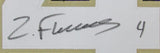 Zay Flowers Autographed Purple Custom Football Jersey Ravens Beckett 181127