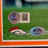 Patrick Surtain II Autographed Broncos 16.5x23 Photo Framed Beckett COA