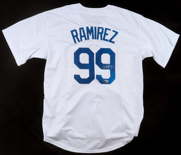 Manny Ramirez Signed Los Angeles Dodgers Jersey (Beckett) 555 Career Home Runs