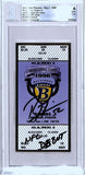 Ray Lewis Signed Baltimore Ravens Ticket Stub 09/01/96 Debut Beckett Slab 43233