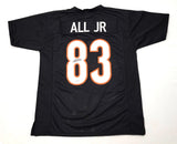 Eric All Jr. Signed Cincinnati Bengals Pro Style Black Jersey Beckett Witnessed