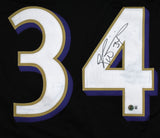 Ricky Williams Autographed Black Pro Style Jersey - Beckett W Hologram *Black