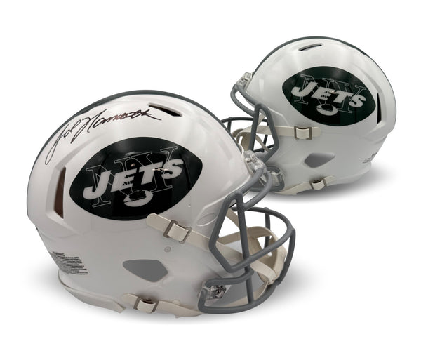 Joe Namath Autographed New York Jets Signed Full Size Authentic Helmet Beckett