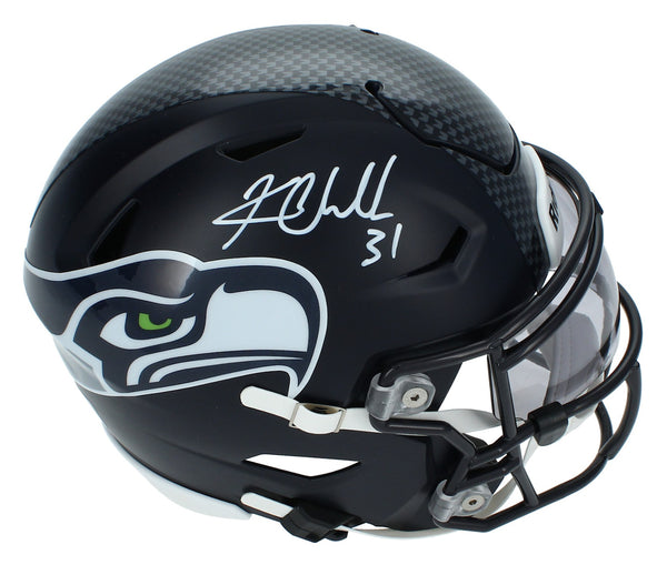 Kam Chancellor Autographed Seahawks Mid-Size Speedflex MIDI Helmet Beckett