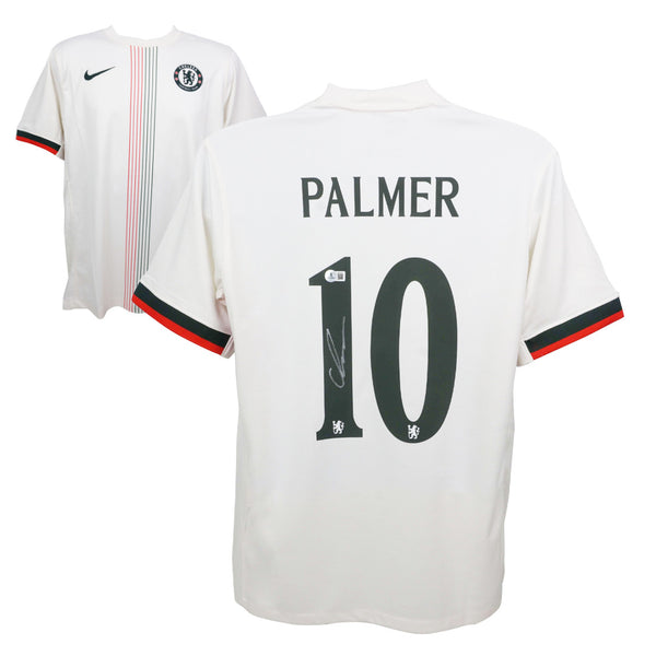 Cole Palmer Signed Chelsea FC Away Soccer Jersey #10 with Beckett COA