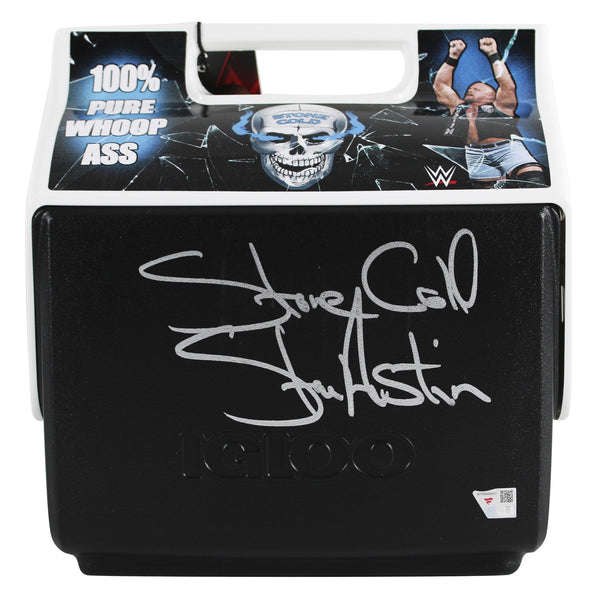 Stone Cold Steve Austin Signed Igloo Little Playmate Cooler Fanatics #KF50406041