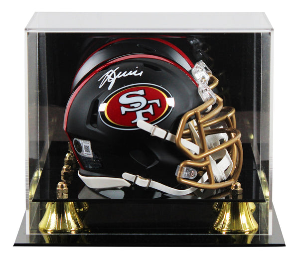 49ers Kyle Juszczyk Signed Rivalries Speed Mini Helmet W/ Case BAS Witnessed