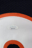 Rod Smith Autographed Navy Blue Denver Broncos Jersey w/ Inscription JSA COA