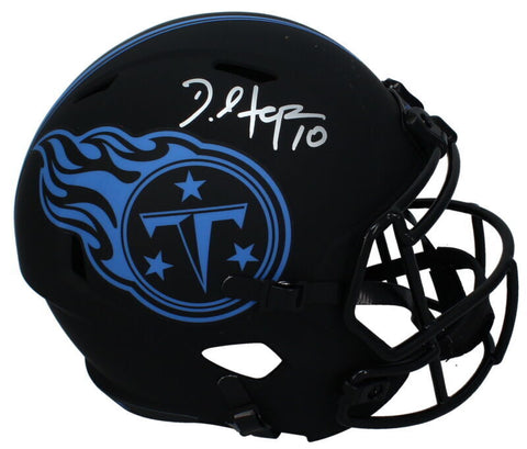 DeAndre Hopkins Autographed Titans Eclipse Full Size Speed Helmet Beckett