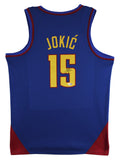 Nikola Jokic Authentic Signed Blue City Edition Pro Style Jersey Autographed JSA