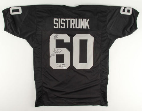 Otis Sistrunk Signed Raiders Jersey Inscribed "SB XI" (JSA COA) Super Bowl Champ
