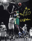 Shawn Kemp Autographed 11x14 Photo 6x All Star MCS Holo 64116