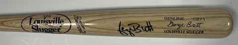 GEORGE BRETT Signed Louisville Slugger Game Model Blonde Bat AUTO - BAS