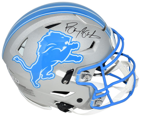 BARRY SANDERS SIGNED DETROIT LIONS 2024 AUTHENTIC SPEEDFLEX HELMET BECKETT