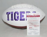 LEVON KIRKLAND SIGNED AUTOGRAPHED CLEMSON TIGERS WHITE LOGO FOOTBALL JSA