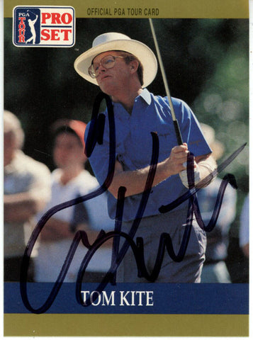 Tom Kite Autographed 1990 Pro Set #6 Trading Card Beckett 44864