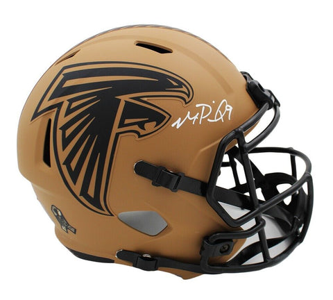 Michael Penix Jr. Signed Atlanta Falcons Speed Full Size STS 2 NFL Helmet