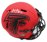 Julio Jones Signed Atlanta Falcons Speed Full Size Rave NFL Helmet