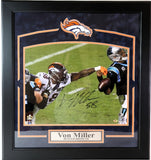 Von Miller Denver Broncos SB 50 Strip Sack Autographed 16x20 Photo Beckett COA
