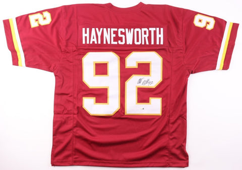 Albert Haynesworth Signed Washington Redskins Jersey (JSA) 2xPro Bowl Def Tackle