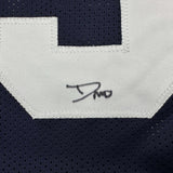 Autographed/Signed DeMarvion Overshown Dallas Thanksgiving Day Jersey JSA COA