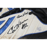 Chris Warren Signed Dallas Cowboys Game Used Sz 13 Adidas Cleats Beckett 54988