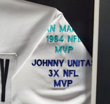 QB's Of The Century Auto Framed Jersey 4 Sigs Montana PSA/DNA Z03599