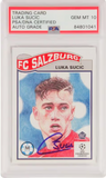 Luka Sucic Signed 2022 Topps Living Set Rookie #438- PSA 10 Autograph