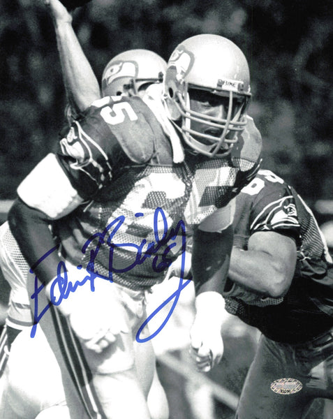 Edwin Bailey Autographed Signed 8x10 Photo Seattle Seahawks MCS Holo #63230