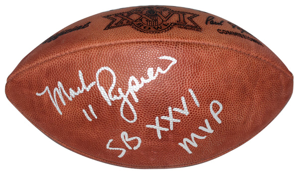 MARK RYPIEN SIGNED WASHINGTON REDSKINS WILSON SUPER BOWL 26 XXVI FOOTBALL