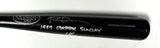 Brewers ROB DEER Signed Black Louisville Slugger Bat w/ Easter Sun AUTO - BAS