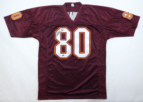 Antonio Freeman Signed Virginia Tech Hokies Jersey (Schwartz) Packer Pro Bowl WR